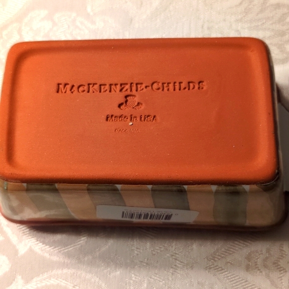 NWT MacKenzie Child retired  Cabbage Rose little loaf pan - Picture 4 of 6